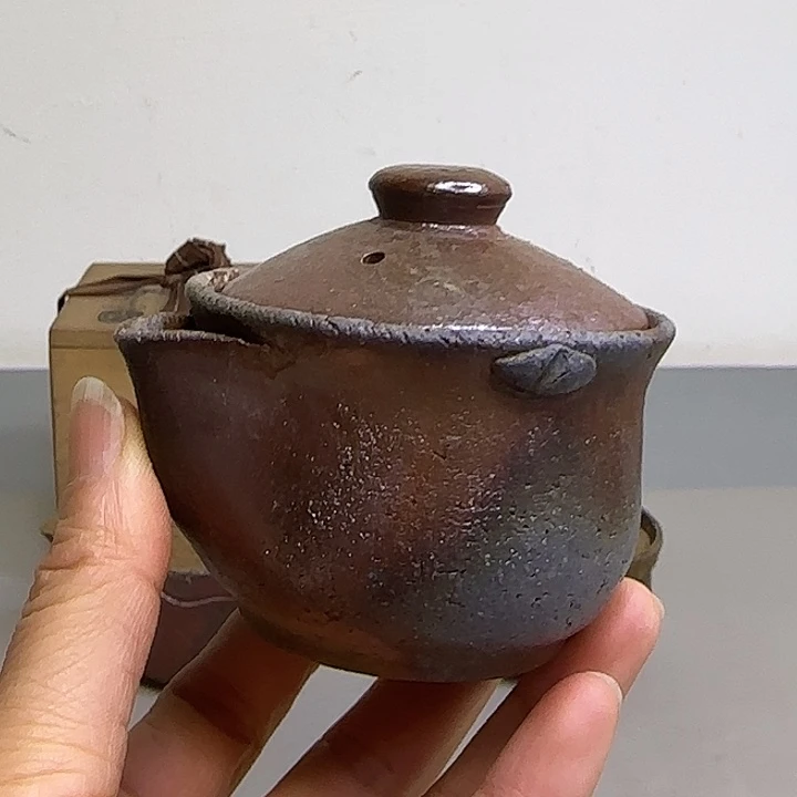 备前烧作品玉山无盖