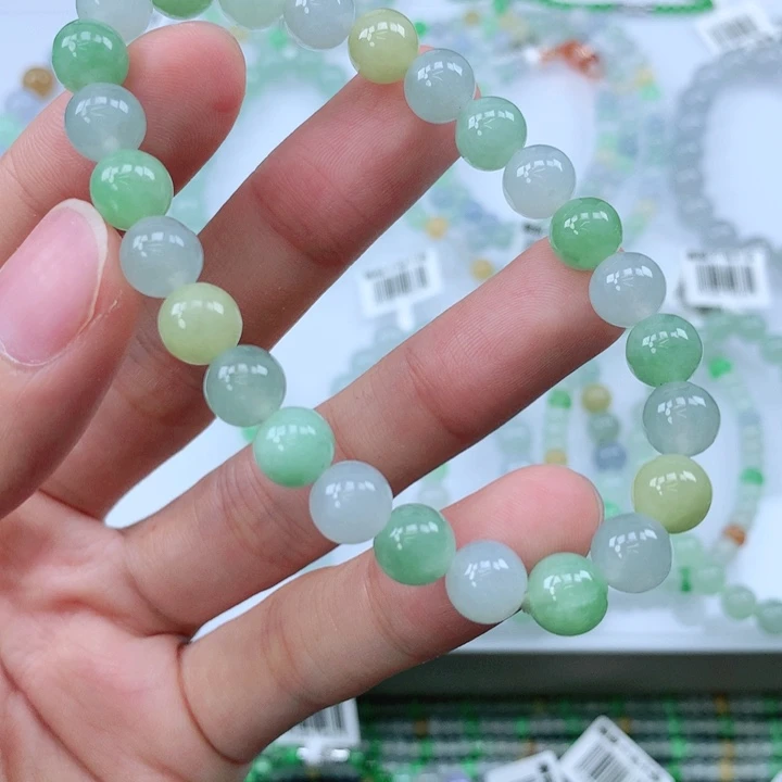 未镶嵌手链翡翠翡翠