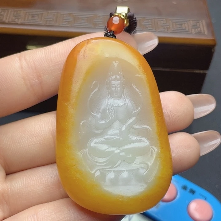 和田玉挂件未镶嵌T