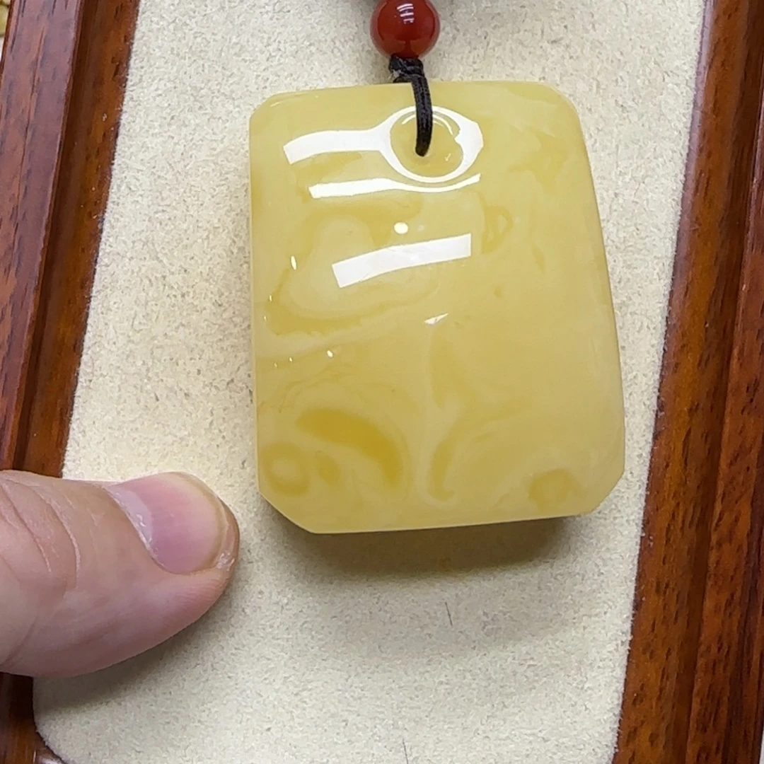 蜜蜡未镶嵌吊坠(赠链)蜜蜡吊坠
