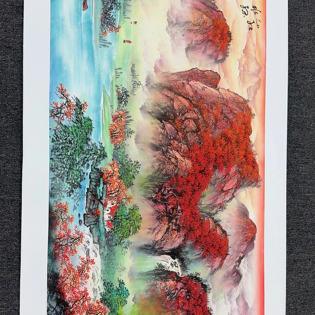 国画多次参加国内外大型
