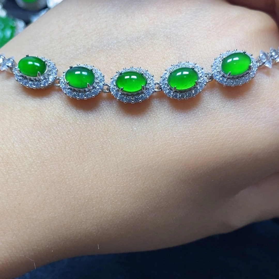 未镶嵌手链翡翠天然翡翠