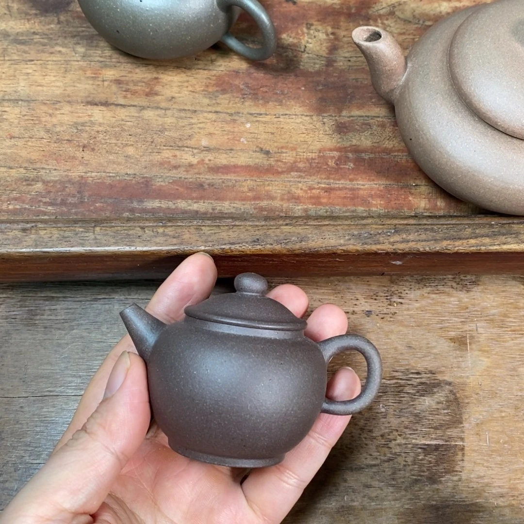 紫砂茶壶80cc全手工巨轮