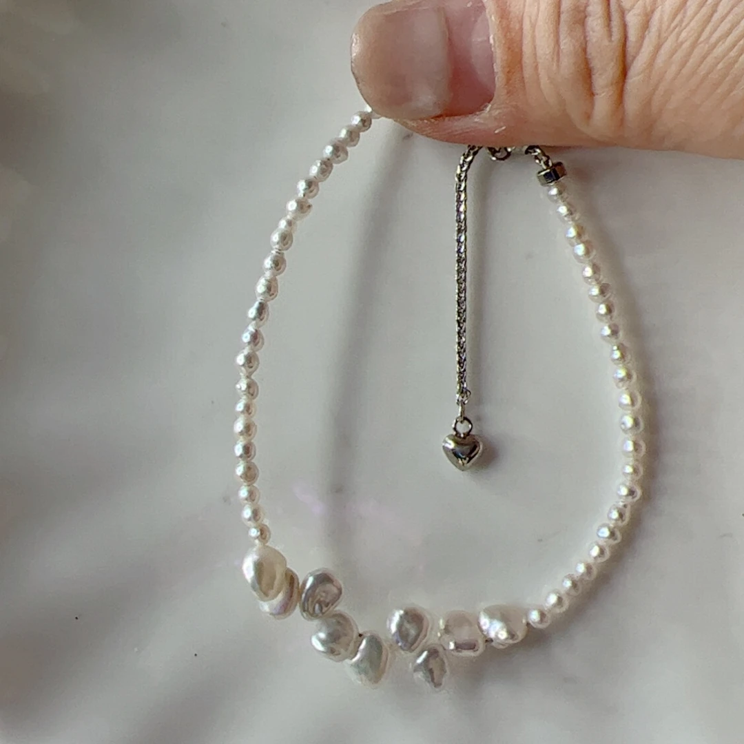 淡水珍珠手绳合金570