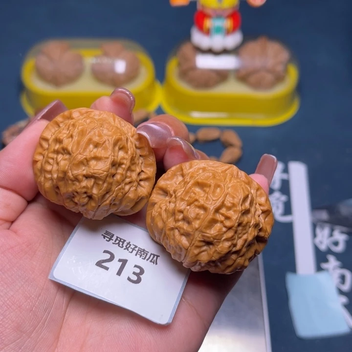 把件文玩核桃南瓜墩43-213