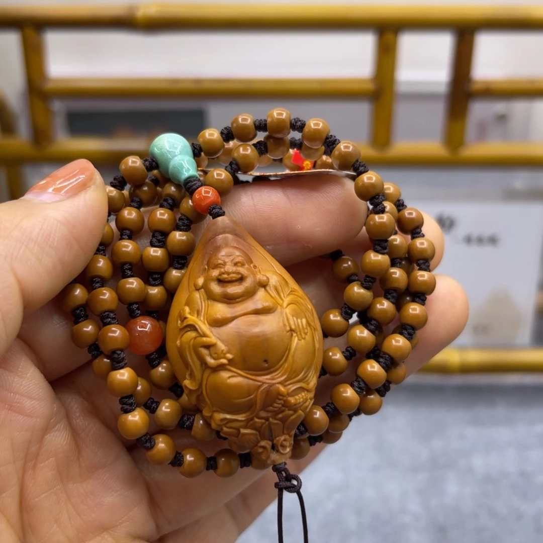 吊坠橄榄核福在眼前