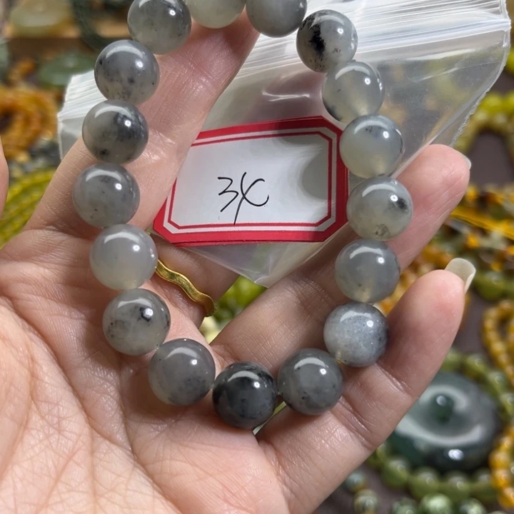 蛇纹石玉未镶嵌手链