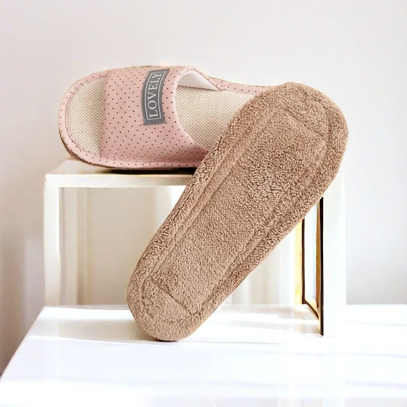 居家静音擦地拖鞋室内木地板无痕男女夏天可拆洗懒人布底亚麻凉拖