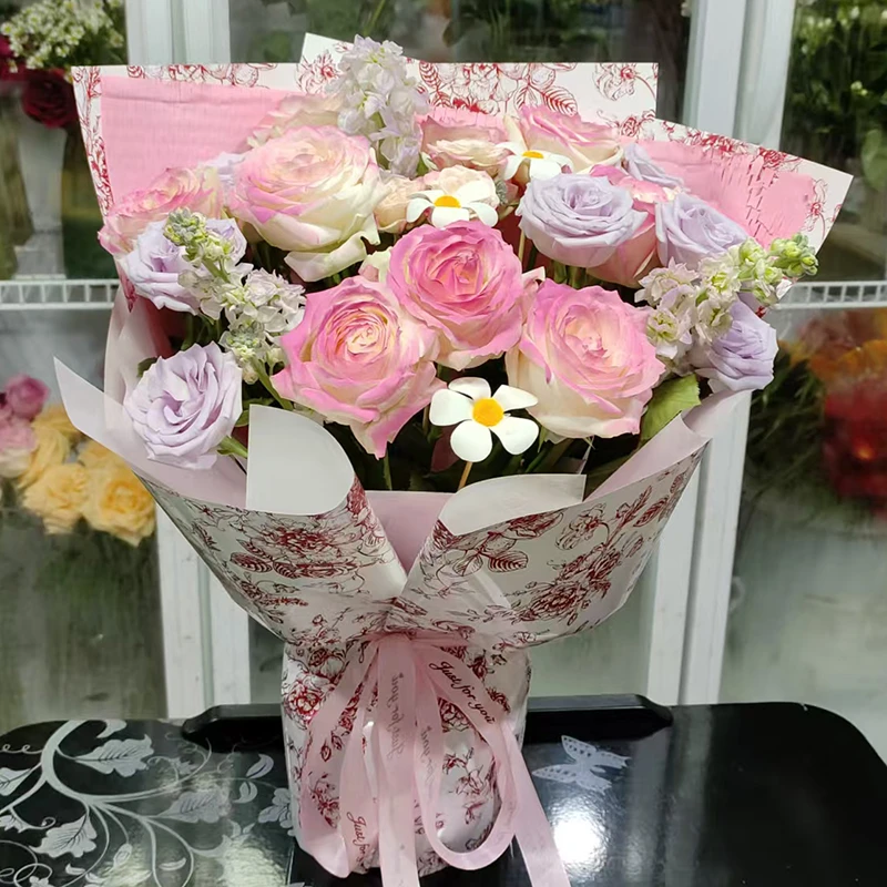 苏州昆山淀山湖小时达11朵混搭玫瑰花鲜花花束~一生一世爱