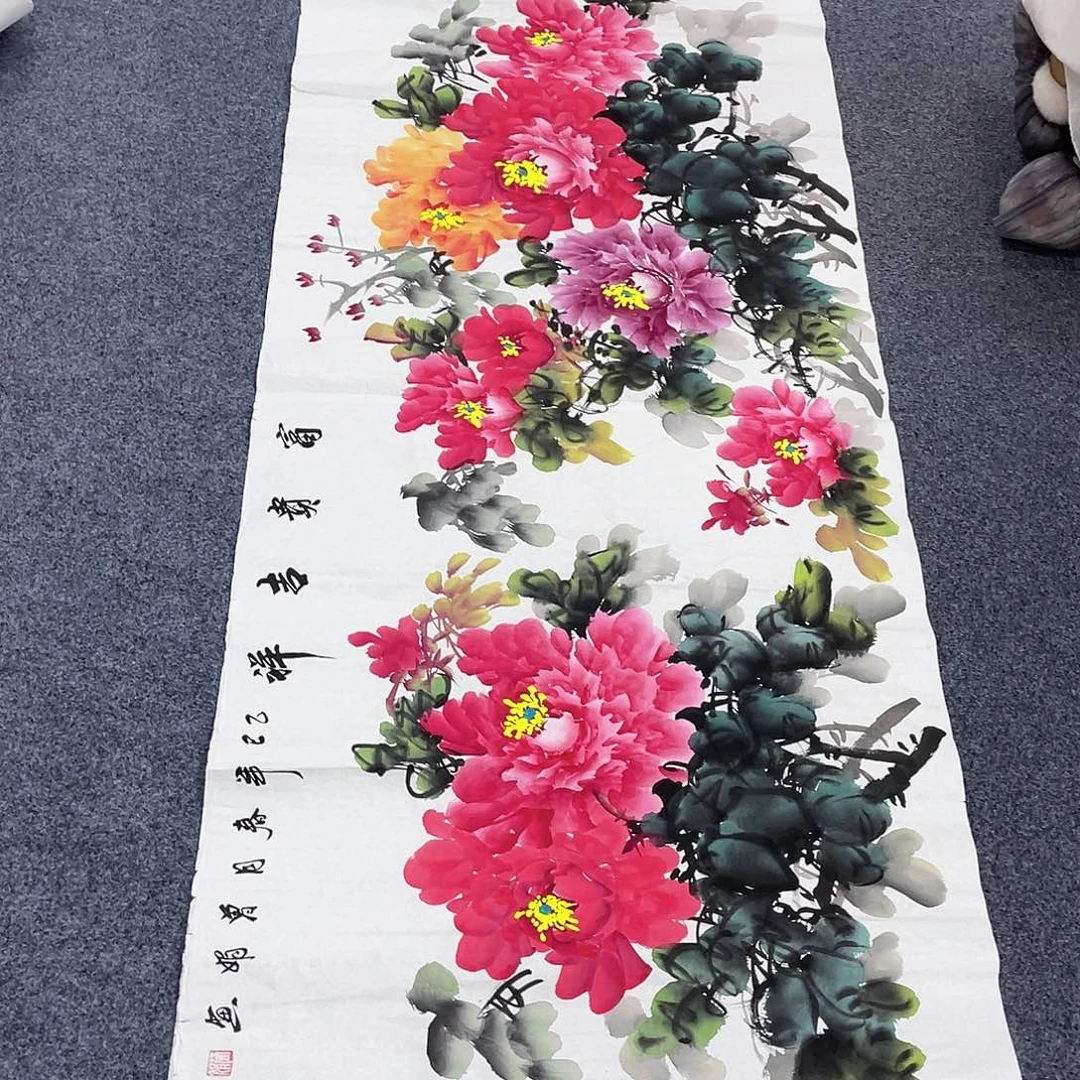国画作品小姐姐放漏…