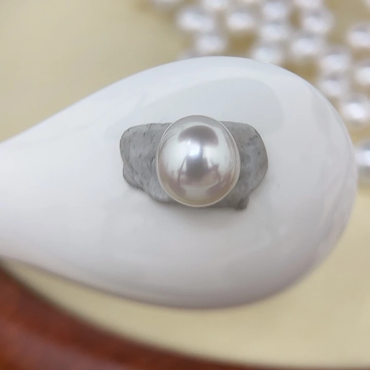 海水珍珠颈饰未镶嵌11.7 澳白 椭圆 H0