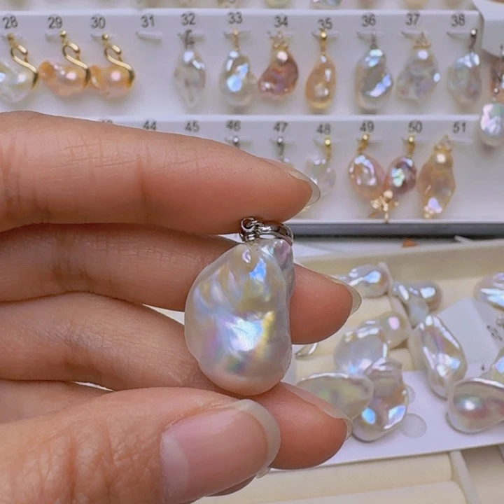 未镶嵌颈饰淡水珍珠