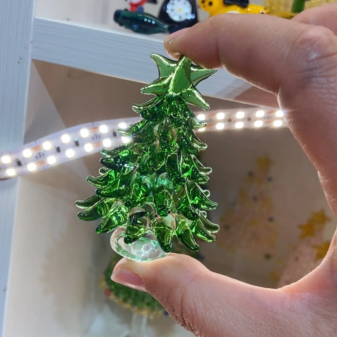 琉璃手工艺品圣诞树