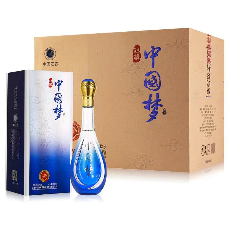 正义者中国梦5A级高档礼盒52度500ml*6瓶51-60度