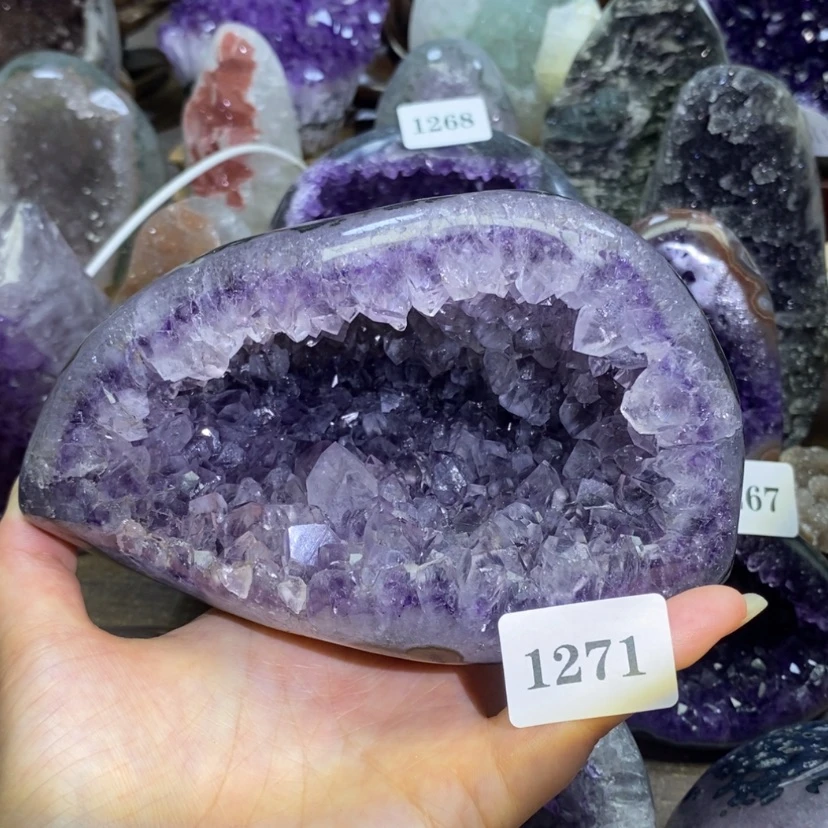 【闪购商品】未镶嵌大型摆件（非配饰）紫晶