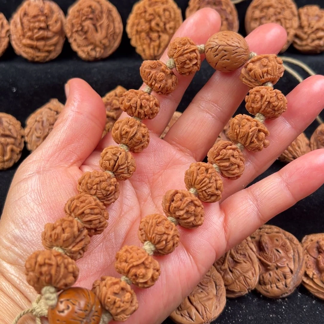 吊坠桃核桃核雕刻蟠桃核