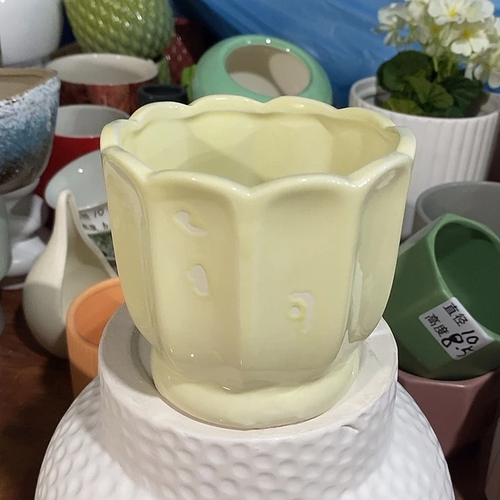 陶摆件陶盆有孔 瑕疵介意勿拍