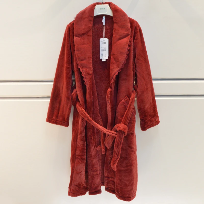 彩色品牌睡衣女士秋冬家居服21794