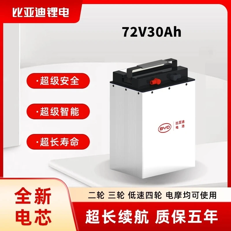 BYD/比亚迪电池72V30Ah（含充含表送放电线）官方正品