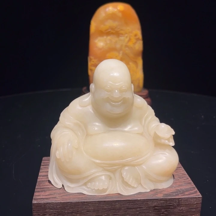 梦***奇寿山石玄关书房艺术品家居摆件