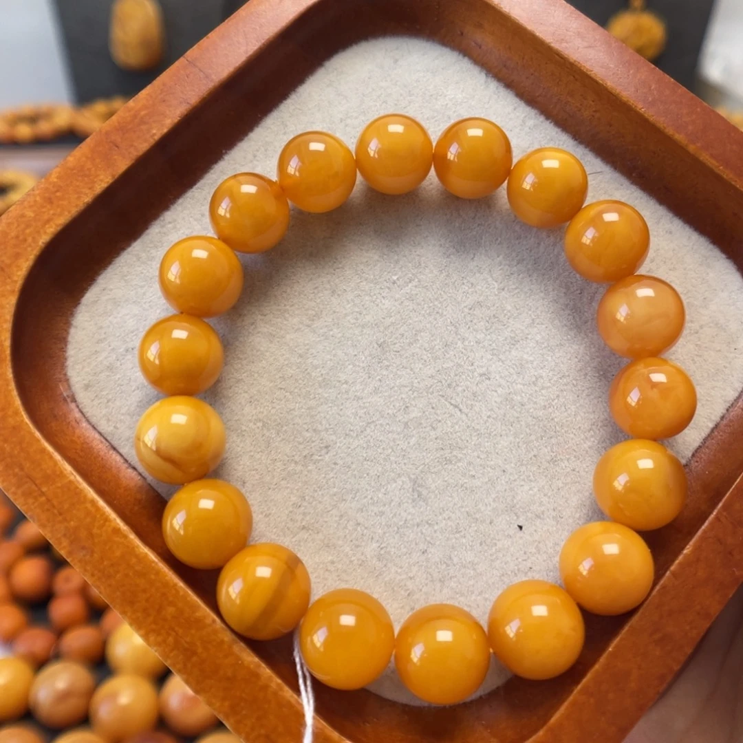 蜜蜡未镶嵌手链蜜蜡