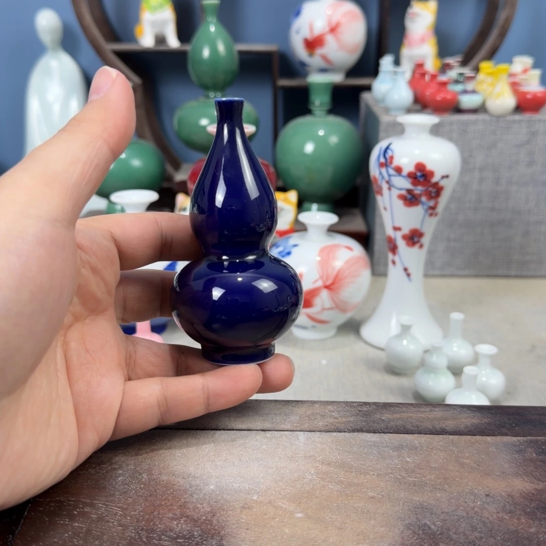 陶瓷手工小花器摆件