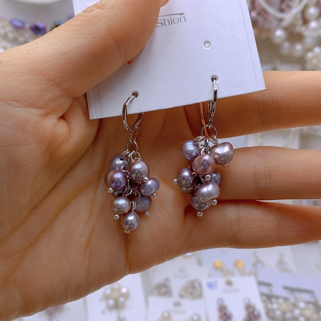 项链合金淡水珍珠