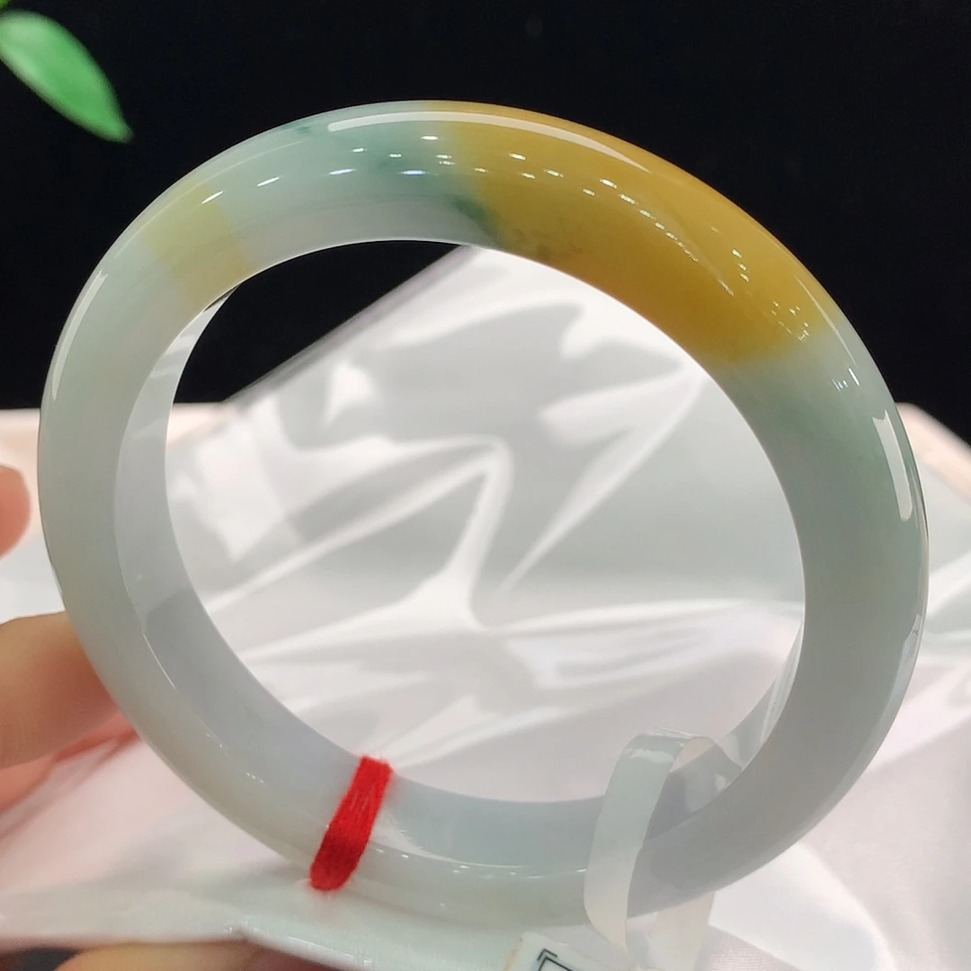 翡翠未镶嵌手镯0387