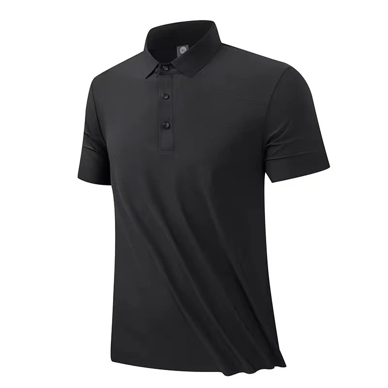 0321专柜款！冰丝 polo衫T恤短袖男士2025夏季新款中年翻领