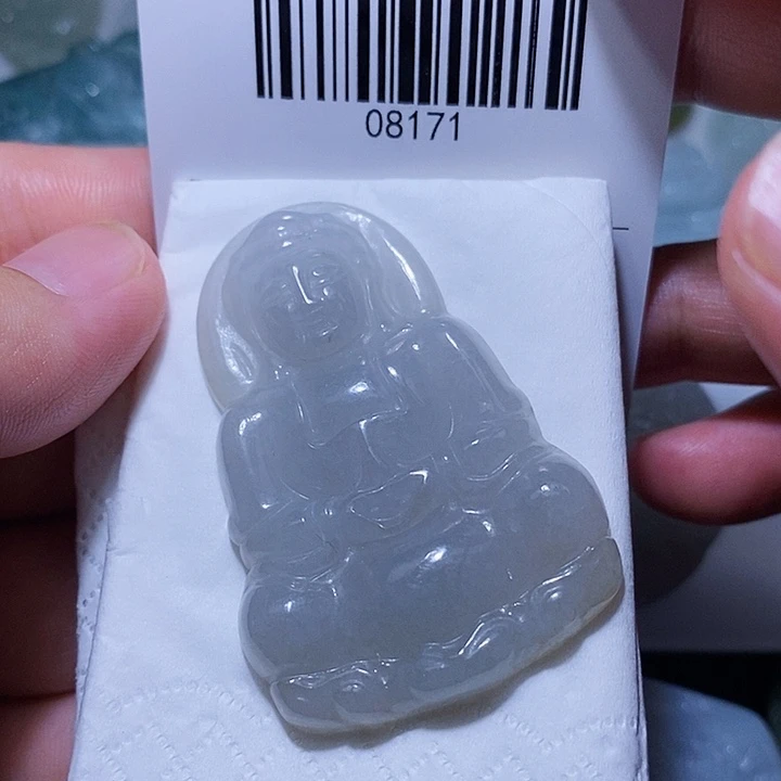 翡翠未镶嵌颈饰天光墟翡翠市场现金代购
