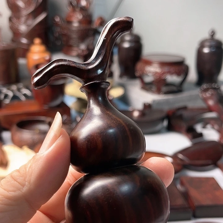 奔***牛香榧木小叶紫檀葫芦