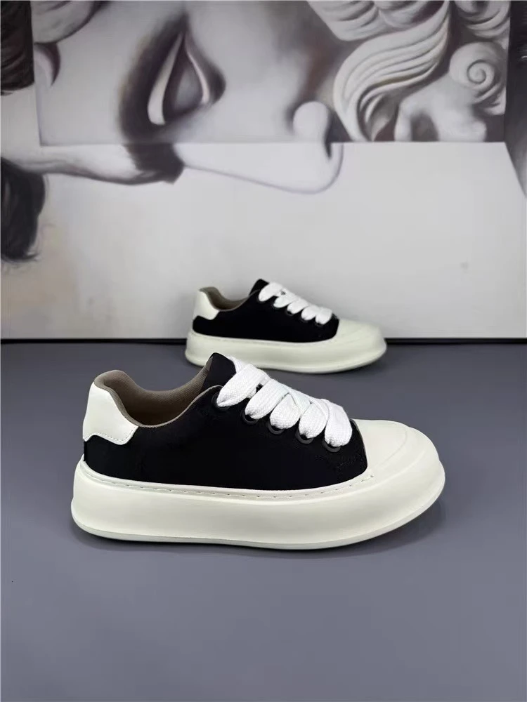 男鞋夏季新款透气布面超轻增高布鞋面包鞋男板鞋男韩版鞋子潮鞋