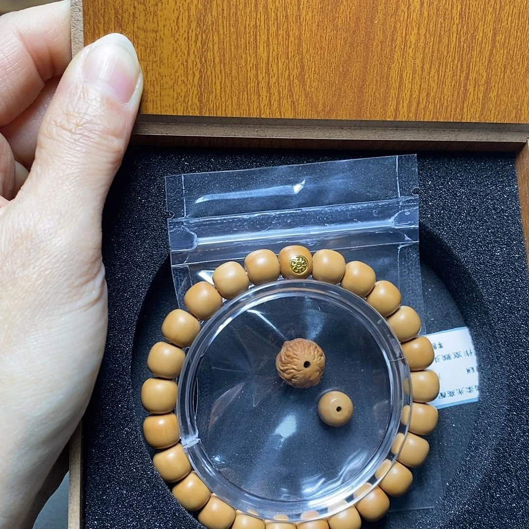 猴头核桃手串342号93左右18K柔光老型全品