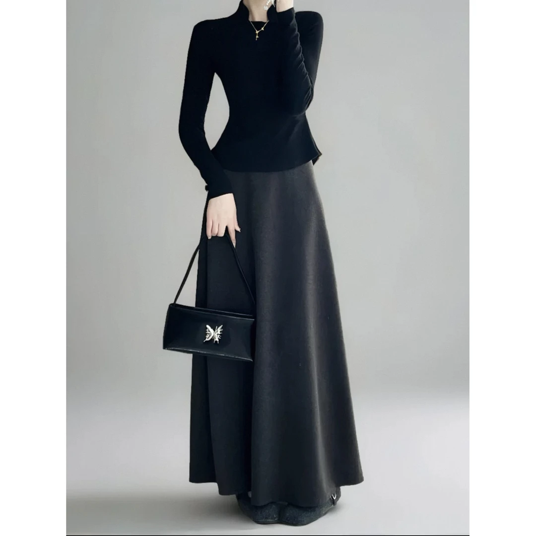 【701-800编码点这里】加绒厚款长裙半身裙