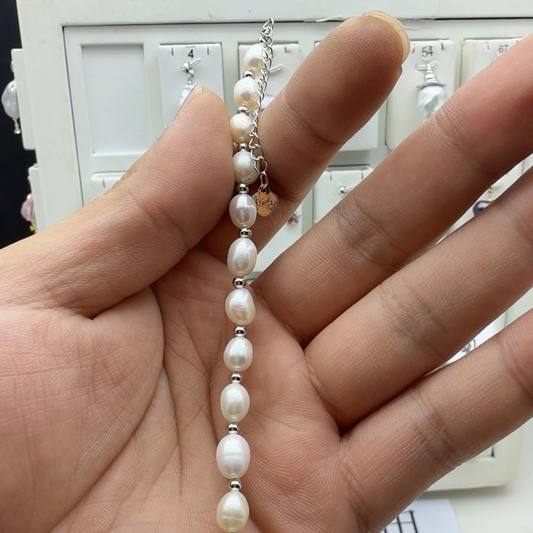 淡水珍珠合金颈饰