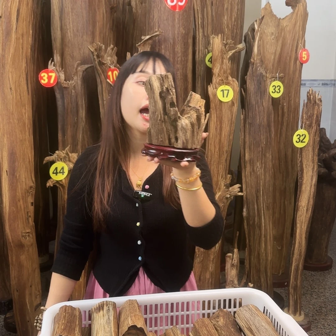 沉香沉香碎屑沉香原材料➕底座