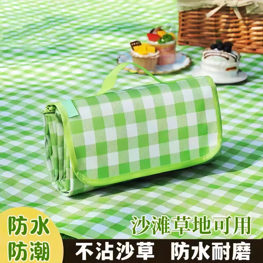 【防水防潮】野餐垫春夏季出游耐磨淋膜无纺布户外烧烤沙滩垫可折叠