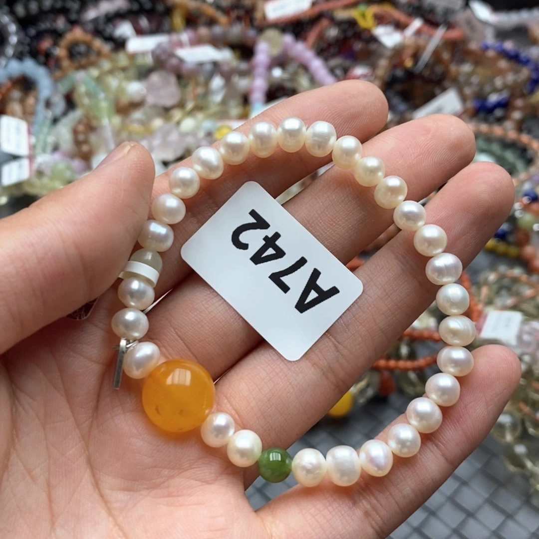未镶嵌手串淡水珍珠