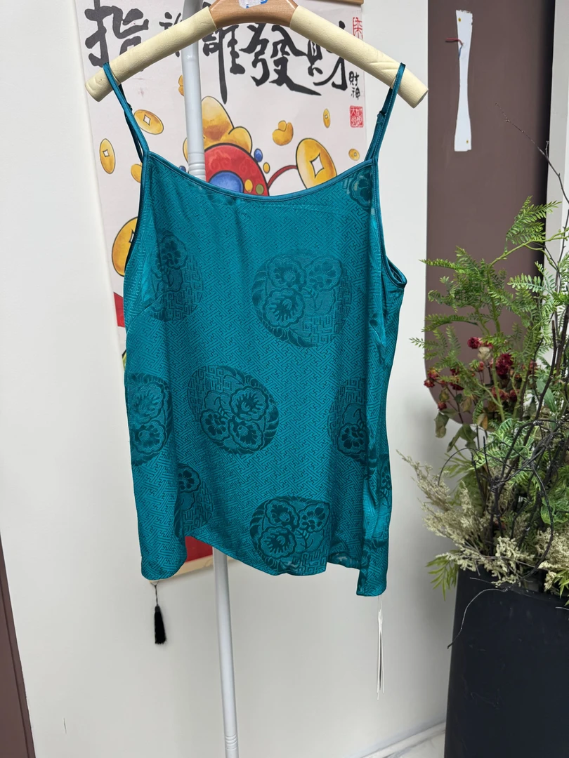 【专用链接】桑蚕丝宽松 吊带 蓝色泗泾罗 X2502649