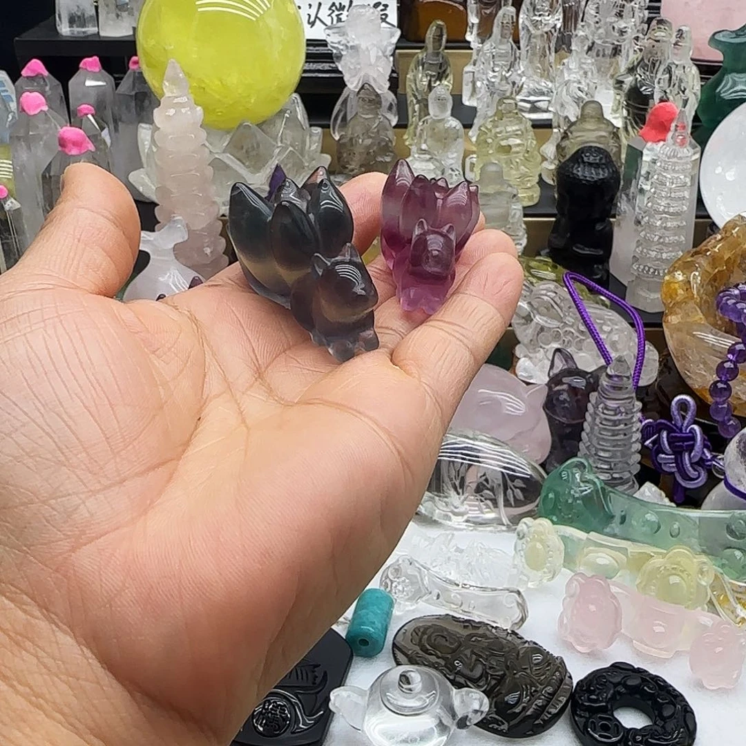 车挂水晶未镶嵌摆件