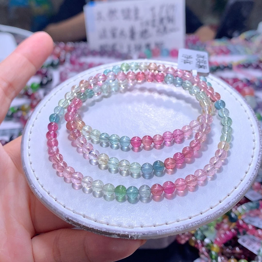 【闪购商品】未镶嵌手串碧玺4.6m净体