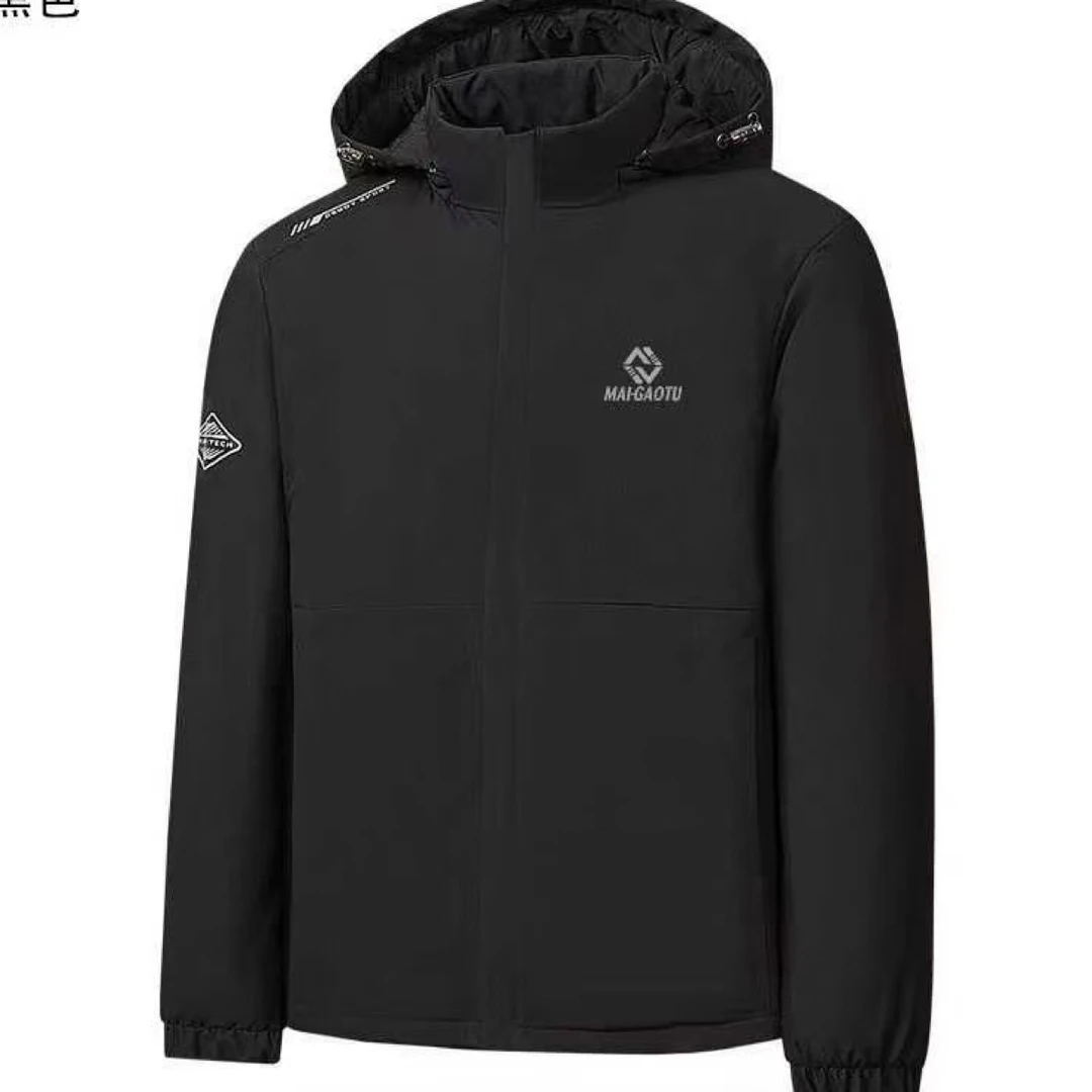 户外防风防水冲锋衣棉服  上身超帅气