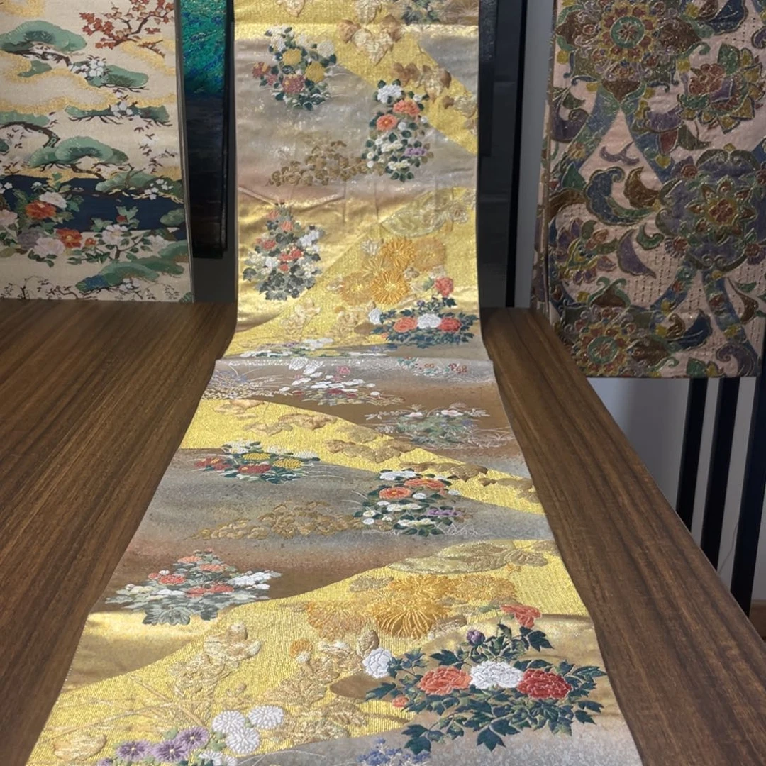 织绣41 唐锦西阵织桌旗
