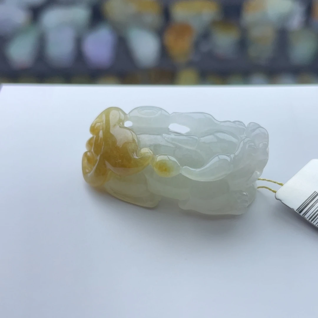 翡翠未镶嵌颈饰貔貅