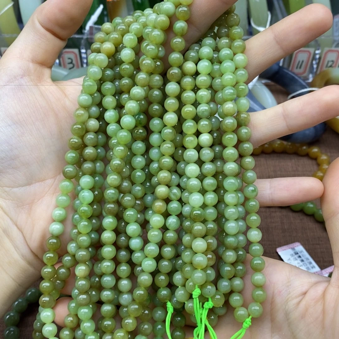 未镶嵌手串和田玉卡6