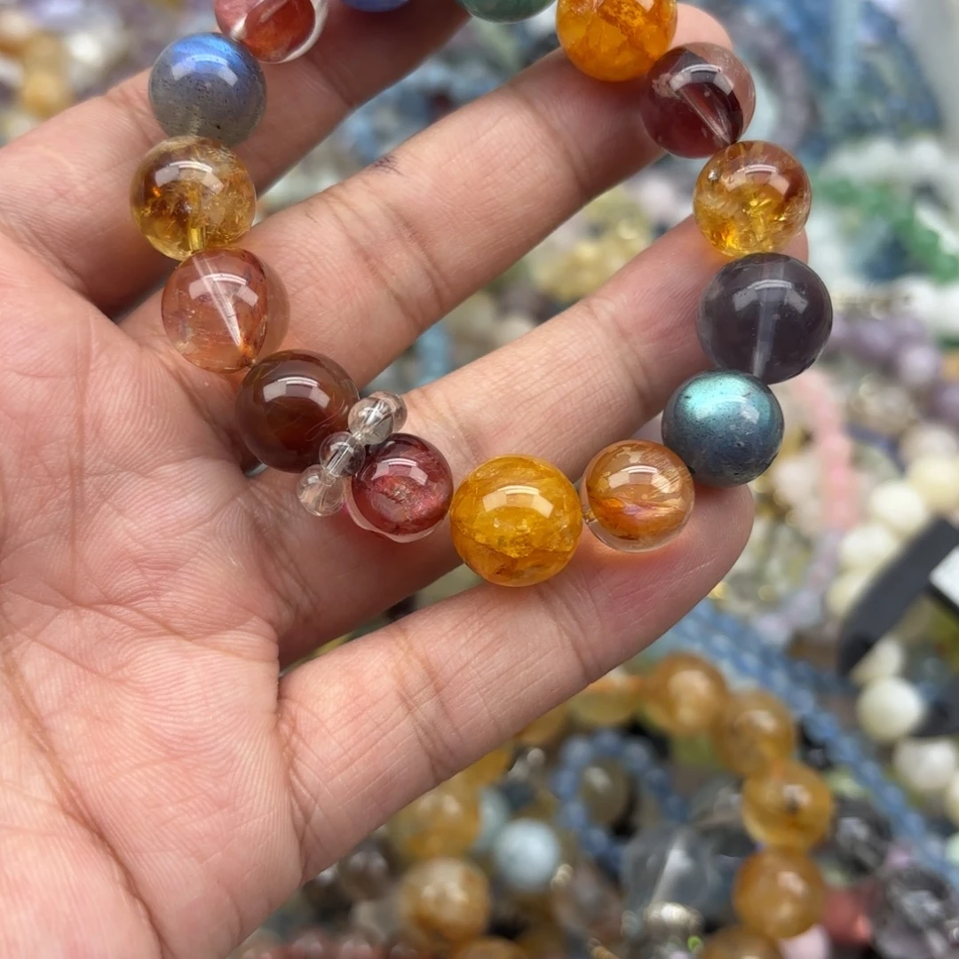 手链水晶银S925镶嵌