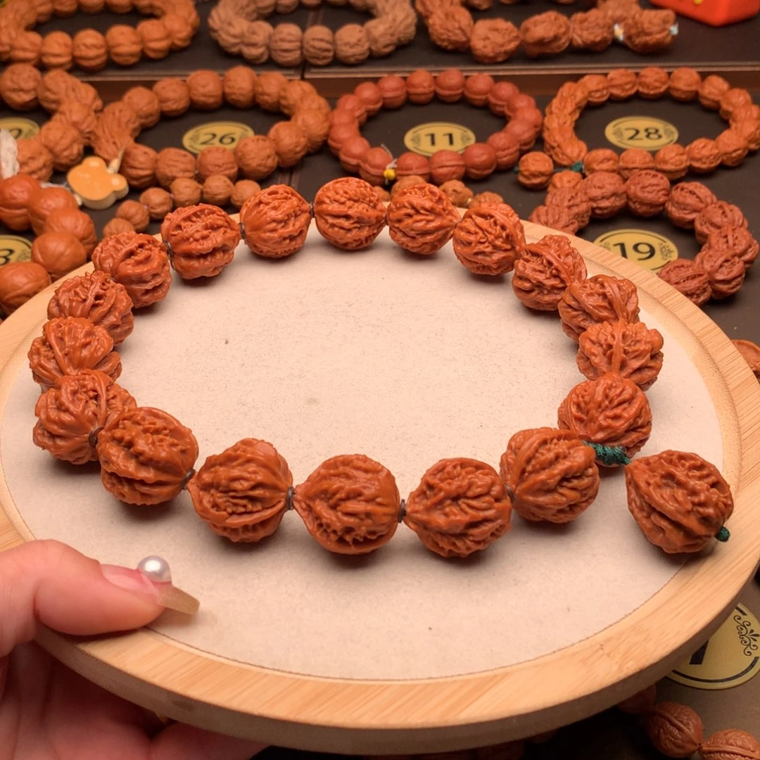 文玩核桃手串火焰龙脊