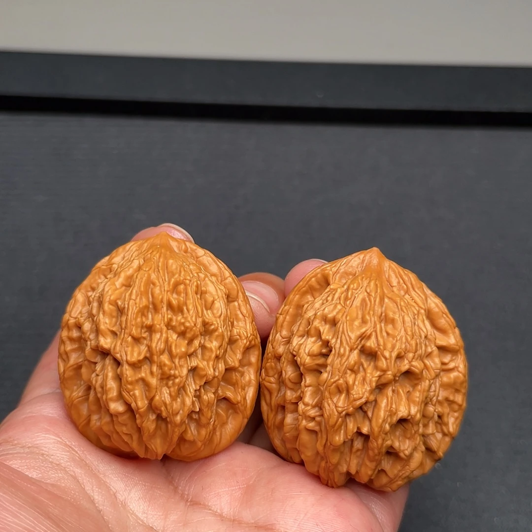 把件猴头核桃40×39全品狼牙麦穗虎头A401
