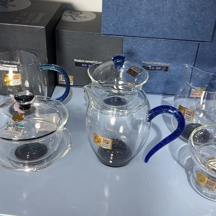 玻璃手工艺品禾器茶器现货现发