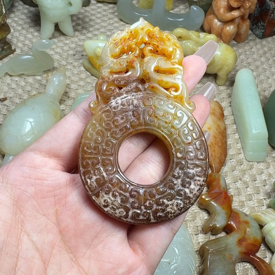 白玉菩提吊坠挂件